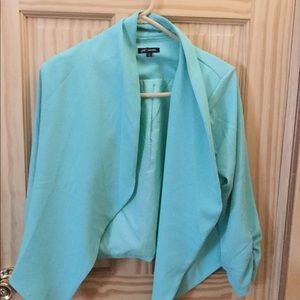 Large turquoise blazer